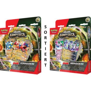 1 Pokemon Deluxe Battle Deck August 2024 Deutsch 2 fach sortiert