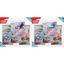 1 Pokemon 3-Pack Blister Stellarkrone Deutsch