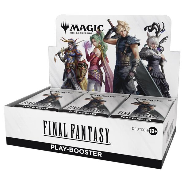 3 Magic the Gathering MTG - Final Fantasy Play Booster Deutsch