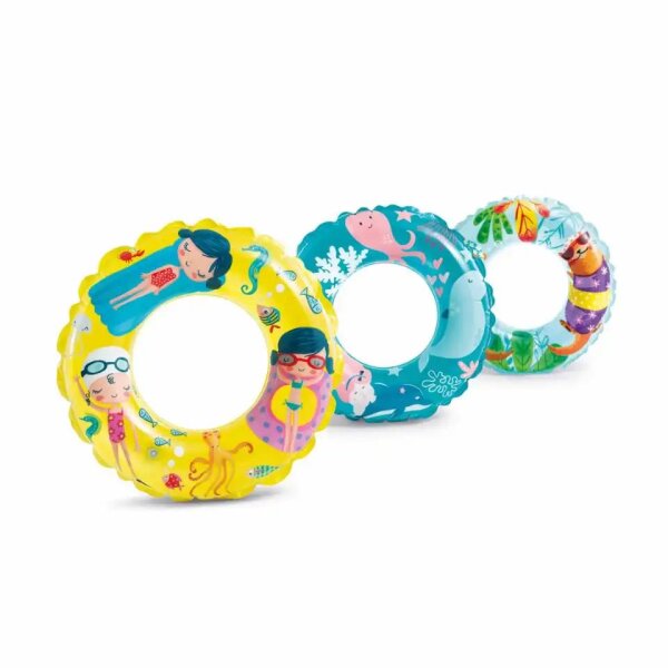 1 Schwimmring Ø61cm 3fach sortiert