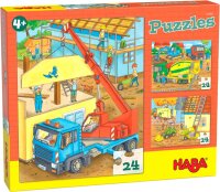 HABA Puzzles Auf der Baustelle