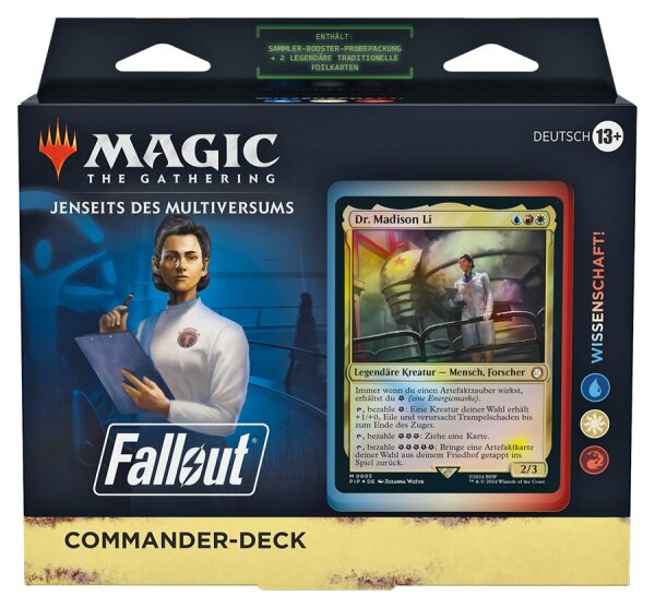1 Magic the Gathering MTG  Jenseits des Multiversums: Fallout Commander-Deck 4 fach sortiert