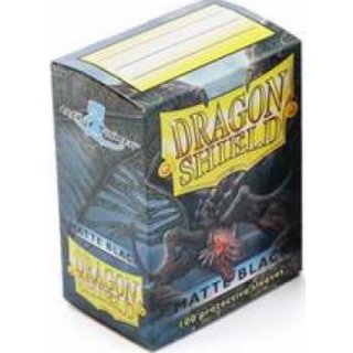 Dragon Shield H&uuml;llen Standard 100 Stk Matte Schwarz