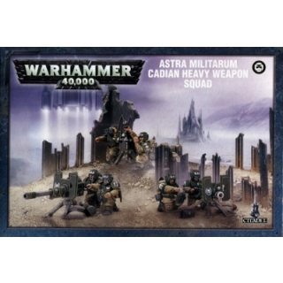 WARHAMMER 40K: Astra Militarum Cadian Heavy Weapon Squad